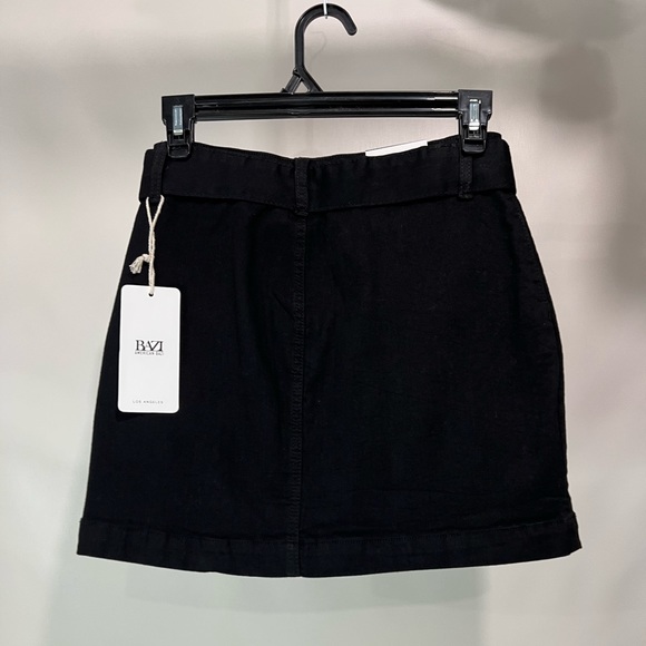 Black Denim Mini Skirt from American Bazi - Picture 2 of 5